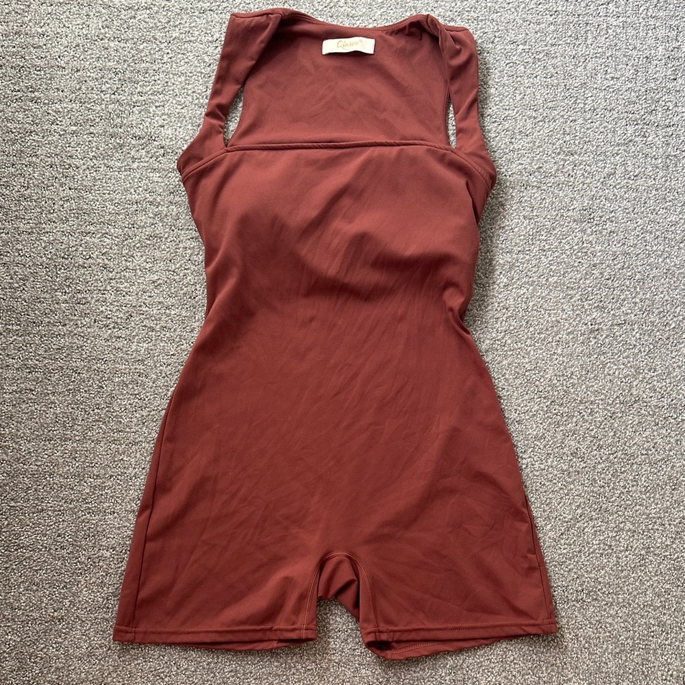 Elegant Brown Jumpsuit